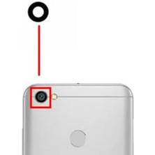 Telefon Kulübesi Xiaomi Redmi Note 5A Uyumlu Kamera Camı Lensi