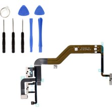 Telefon Kulübesi IPhone 12 Pro Uyumlu Power Volume Flex Tamir Seti Hediye !!!