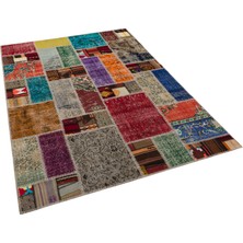 Sempati Halı Patchwork Eskitme El Dokuma Halı 160 x 230 cm 6002