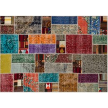 Sempati Halı Patchwork Eskitme El Dokuma Halı 160 x 230 cm 6002