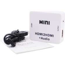 Aogo Hdmı Ses Ayırıcı Hdmı To Hdmı+Audıo 3.5 mm Jak Girişi HDMI Extractor Splitter HDMI Digital To Analog