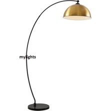 Mylights Retro Rustik Vintage Lambader Köşe Lambası Yerden Aydınlatma
