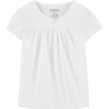 Oshkosh Küçük Kız Çocuk Tshirt Beyaz