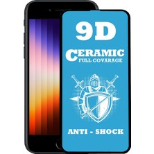 Caseart Apple iPhone Se 3 2022 Tam Kaplayan Seramik Nano Esnek Ekran Koruyucu Cam