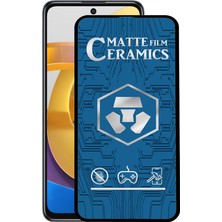 Case World Xiaomi Poco M4 Pro 5g Tam Kaplayan Mat Seramik Nano Esnek Ekran Koruyucu Cam