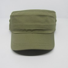 Salar Ticaret Yeşil Şapka Castro Şapka Yeşil Renk Yazlık Kumaş Kastro