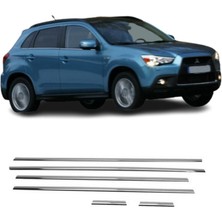 A&G Tuning Mitsubishi Asx Krom Cam Çıtası 2011 Sonrası 6 Parça P.çelik