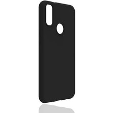 Aksefizz Huawei P Smart 2019 Kılıf Mat Renk Soft Lüks Silikon Kapak