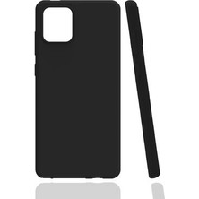 Aksefizz Galaxy A81 (Note 10 Lite) Kılıf Mat Renk Soft Lüks Silikon Kapak