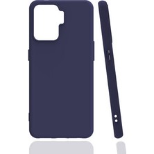 Aksefizz Oppo Reno 5 Lite Kılıf Mat Renk Soft Lüks Silikon Kapak
