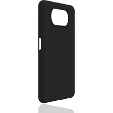 Aksefizz Xiaomi Poco X3 Kılıf Mat Renk Soft Lüks Silikon Kapak