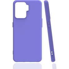 Aksefizz Oppo Reno 5 Lite Kılıf Mat Renk Soft Lüks Silikon Kapak