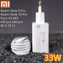 MI Xiaomi 33W Turbo Şarj Aleti Seti Type C 5A Qualcomm 4.0