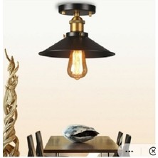 Riolight  Retro Tekli Mnetal Tavan Avizesi Şapka Çapı: 22CM