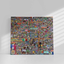 Tablopro Reddit R Place Kanvas Tablo Nft 60x60 red