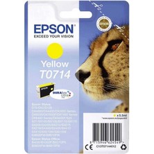 Epson T0714 Orjinal Sarı Kartuş Epson Stylus SX215/SX210