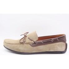 Güvener King Shoes 209FYNK Büyük Numara Bej Yazlık Ayakkabı