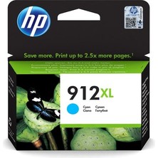 HP 912XL Mavi Mürekkep Kartuşu 3YL81A