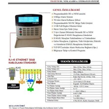 Electrosec TH-02EG 1 Kanal Isı ve Nem Takip Sistemi Ethernet Tcp / Ip - Gprs Alarm ve Otomasyon Sistemi + 1 Adet Isı Nem Probu +16V Adaptör