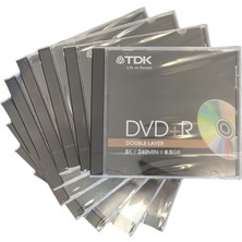 Tdk Dvd+R Dl Double Layer 8.5 GB 1 Li Jewel 8 x