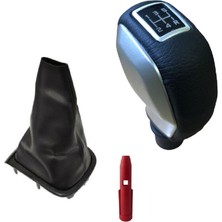 Moda Renault Fluence Deri Kaplama Gri Spor Vites Topuzu ve Körüğü