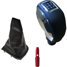 Moda Renault Megane 3 Deri Kaplama Krom Spor Vites Topuzu ve Körüğü