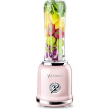 Yasomi BL019 Retro Smoothie Blender Pembe (Yasomi Türkiye Garantili )