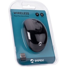 Everest SMW-666 USB Siyah 2.4ghz Optik Wireless Mouse