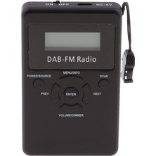 Sunfay Dab - / Fm Rds Radyo Cep Dijital Dab Radyo Alıcısı W / Şarj Edilebilir Pil (Yurt Dışından)