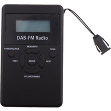 Sunfay Dab - / Fm Rds Radyo Cep Dijital Dab Radyo Alıcısı W / Şarj Edilebilir Pil (Yurt Dışından)