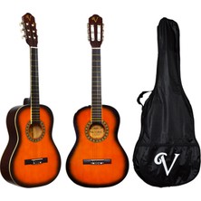 Hilall Shop Victoria Klasik Gitar Seti Kılıf ve Pena Hediyeli 3/4 CG160SB