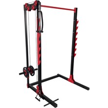 TF-5500 Squat Rack | Tek Taraflı Lat Pulldown Eklentili