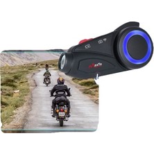 Maxto Kask Bluetooth Kulaklık Motosiklet Maxto M3 Kameralı Intercom