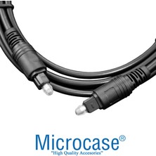 Microcase Dijital Fiber Optik Ses Kablosu - 2 M AL2780