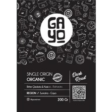 Gayo Kahvesi - Dark Roast - 200  gr