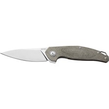 Mkm Goccia Green Canvas Micarta Çakı