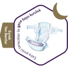 Bumble 4+ Maxi Plus Çocuk Bezi Jumbo Paket (9-16) kg 56'lı