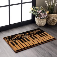 Decovetro Paspas Piyano Desenli Kapı Önü Paspası