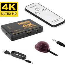 3 Port HDMI Switch Kumandalı HDMI Seçici 3 Giriş 1 Çıkış HDMI Çoğaltıcı HD1080P