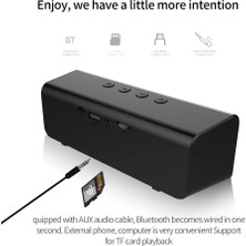 Zealot S31 10W 3D Hıfı Stereo Kablosuz Bluetooth Hoparlör USB Aux Tf Kart Kırmızı (Yurt Dışından)