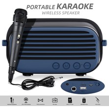 New Rixing NR-3000M Taşınabilir Karaoke Kablosuz Bluetooth Hoparlör Yeşil (Yurt Dışından)