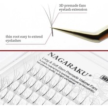 Nagaraku 3D Volume Ipek Kirpik 0.07 D Kıvrım 11 mm