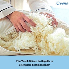 Yün Yastık Saf Doğal Uyku Yastığı Merinos Yünü Antialerjik 1500 gr 2 Adet Özel Çantalı