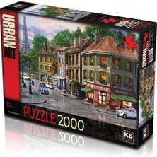 Elasya Hediyelik 11307 Ks, Paris Streets, 2000 Parça Puzzle