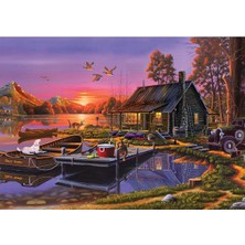 Elasya Hediyelik 22502 Ks, Lakeside Cottage, 2000 Parça Puzzle