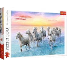 Elasya Hediyelik 37289 Trefl Galloping White Horses / 500 Parça Puzzle