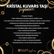 Saff Doğal Taş Kristal Kuvars Doğal Taş Kolye 201756