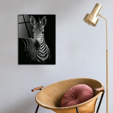 Decorita Hayvanlar | Cam Tablo | Zebra | 30cm x 40cm