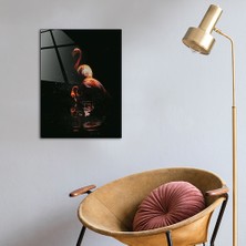 Decorita Hayvanlar | Cam Tablo | Flamingo | 30cm x 40cm