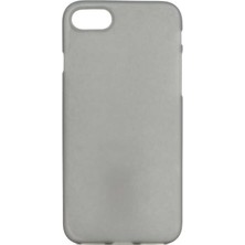 Case 4U Apple iPhone SE 2022 / SE 2020 / iPhone 8 / iPhone 7 Kılıf Esnek Soft Pürüzsüz Yüzey Polo Silikon Kapak Beyaz
